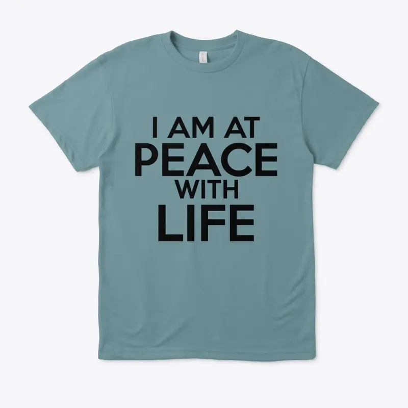 Positive affirmations "I am at peace"